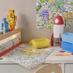 AFTONSPARV LED table lamp, rocket/multicolour - Image 3