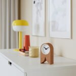 FLÖDKRÄFTA Clock, cork/white, 8x15x4 cm - Image 3