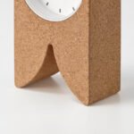 FLÖDKRÄFTA Clock, cork/white, 8x15x4 cm - Image 6