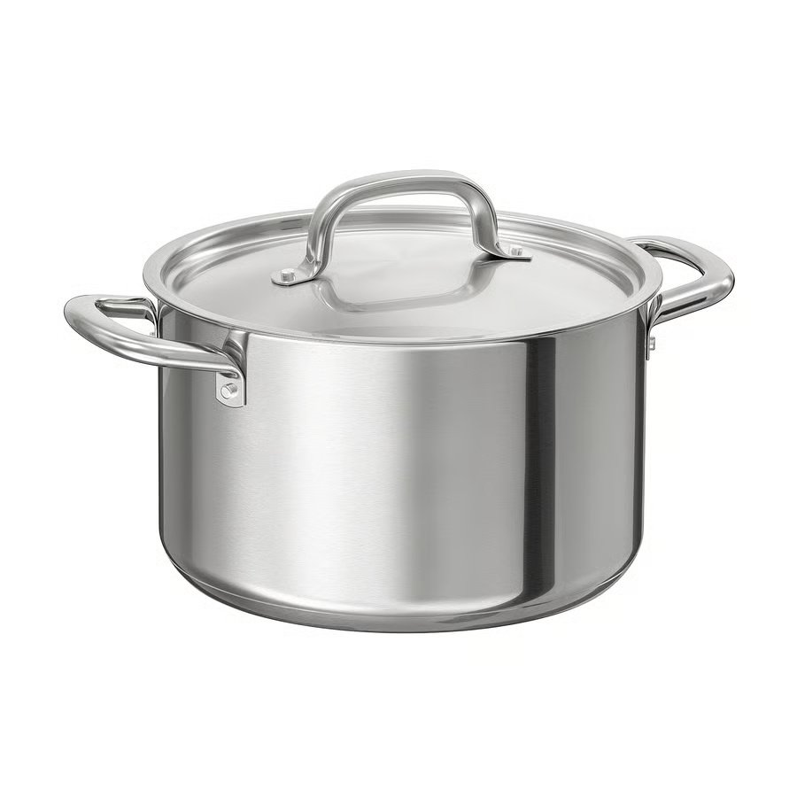 920-1 ikea-365-pot-with-lid-stainless-steel IKEA 365+ Pot with lid, stainless steel, 5.0 l - Image 1