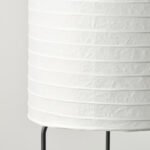 STRANDAD Floor lamp, white/black - Image 4