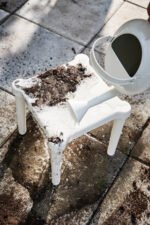 UTTER Children's stool, in/outdoor/white - Image 4