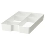 KUGGIS Insert with 5 compartments, white