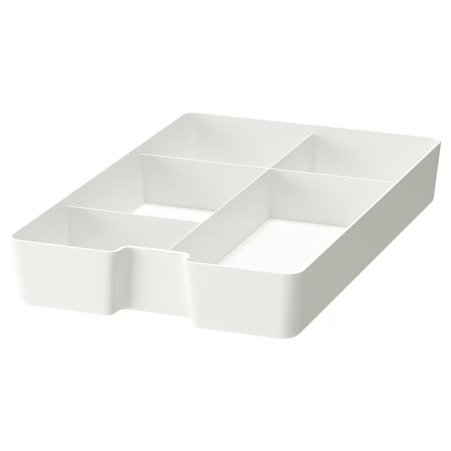 934-1 kuggis-insert-with-5-compartments-white KUGGIS Insert with 5 compartments, white - Image 1
