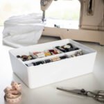 KUGGIS Insert with 5 compartments, white - Image 3