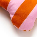 UTSÅDD Soft toy for dog, striped/light pink bright orange - Image 6