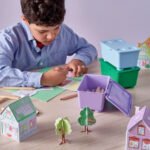 GLIS Box with lid, green/lilac/blue, 17x10 cm - Image 3