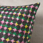 ÄLVSJÖSKOGEN Cushion cover, pink/green, 50x50 cm - Image 4