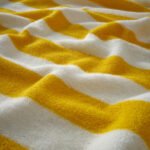 SLÅNHÖSTMAL Hand towel, white/yellow striped, 40x70 cm - Image 2