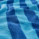 SLÅNHÖSTMAL Hand towel, bright blue/light blue striped, 40x70 cm - Image 2