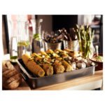 KONCIS Roasting tin with grill rack, stainless steel, 40x32 cm - Image 4