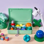 GLIS Box with lid, green, 34x21 cm - Image 2