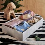 STUK Box with compartments, white/black, 32x51x10 cm - Image 3