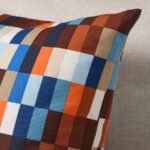 LÖVNATURSKOG Cushion cover, brown/blue, 50x50 cm - Image 4
