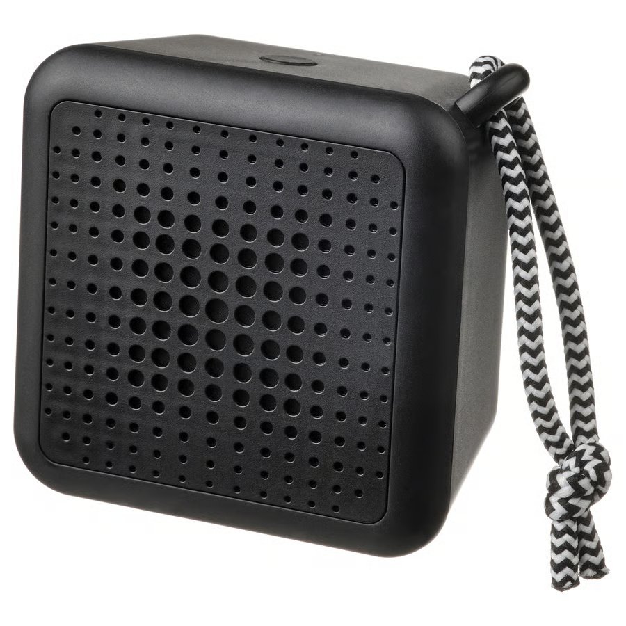 958-1 vappeby-portable-bluetooth-speaker-waterproof-black VAPPEBY Portable bluetooth speaker, waterproof/black - Image 1