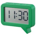 LJUNGPIPARE Clock/timer, green, 8x7 cm