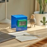 LJUNGPIPARE Clock/timer, green, 8x7 cm - Image 3