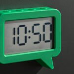 LJUNGPIPARE Clock/timer, green, 8x7 cm - Image 7