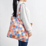 ROMELSÖN Carrier bag, multicolour/patterned, 45x36 cm - Image 6