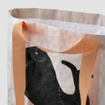 ROMELSÖN Carrier bag, whale pattern, 27x18x27 cm/13 l - Image 4
