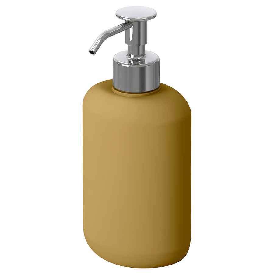 967-1 ekoln-soap-dispenser-dark-yellow EKOLN Soap dispenser, dark yellow, 300 ml - Image 1