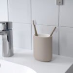 EKOLN Toothbrush holder, beige - Image 2