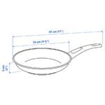 HEMLAGAD Frying pan, non-stick coating black, 24 cm - Image 7