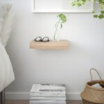 LACK Wall shelf, white stained oak effect, 30x26 cm - Image 3