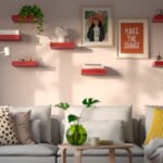 LACK Wall shelf, red, 30x26 cm - Image 2
