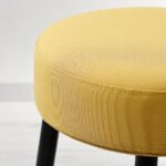 MÖRTFORS Pouffe, Diseröd dark yellow, 47x47 cm - Image 6