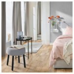 MÖRTFORS Pouffe, Diseröd grey, 47x47 cm - Image 4