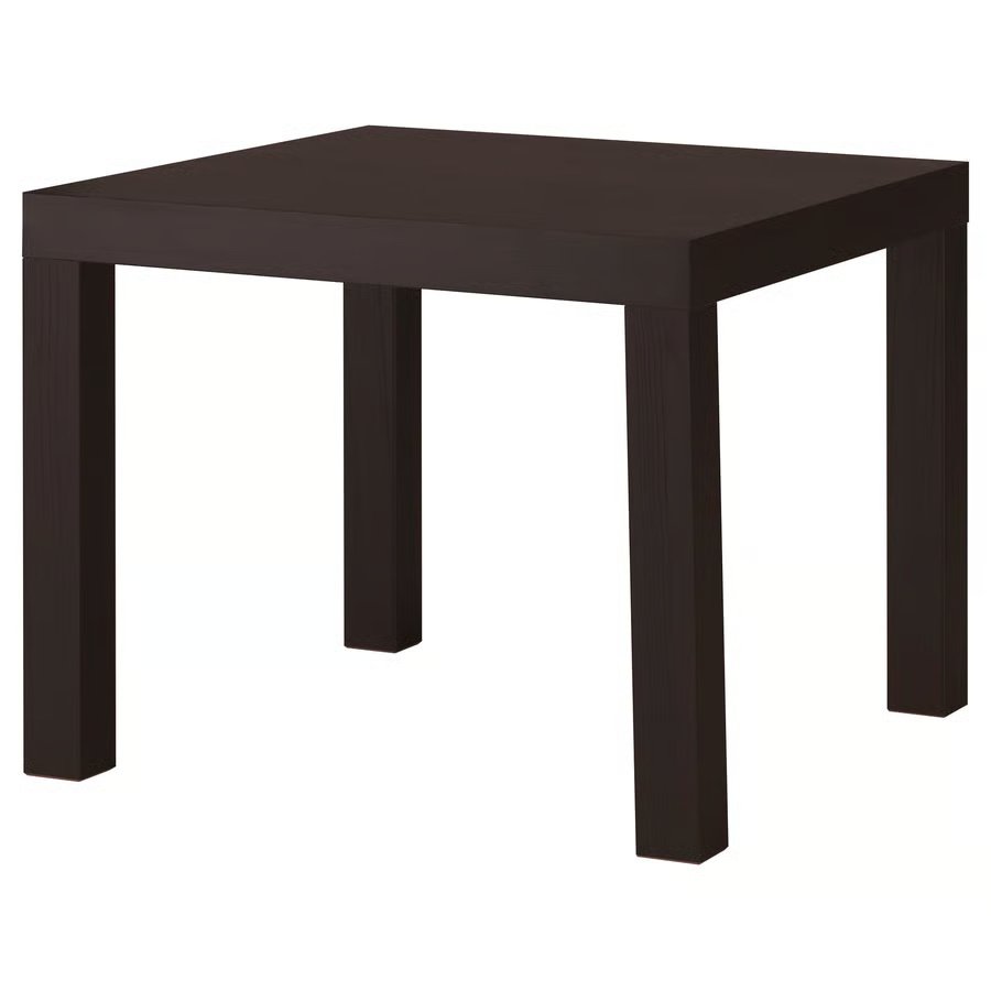 986-1 lack-side-table-black-brown LACK Side table, black-brown, 55x55 cm - Image 1