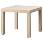 LACK Side table, white stained oak effect, 55x55 cm
