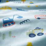 BARNDRÖM Duvet cover and pillowcase, blue/vehicles pattern, 150x200/50x80 cm - Image 4