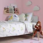 BARNDRÖM Duvet cover and pillowcase, white/multicolour unicorn pattern, 150x200/50x80 cm - Image 3