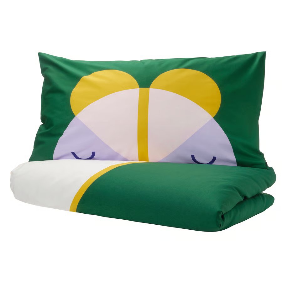 992-1 grejsimojs-duvet-cover-and-pillowcase-multicolour GREJSIMOJS Duvet cover and pillowcase, multicolour, 150x200/50x80 cm - Image 1