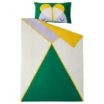 GREJSIMOJS Duvet cover and pillowcase, multicolour, 150x200/50x80 cm - Image 2