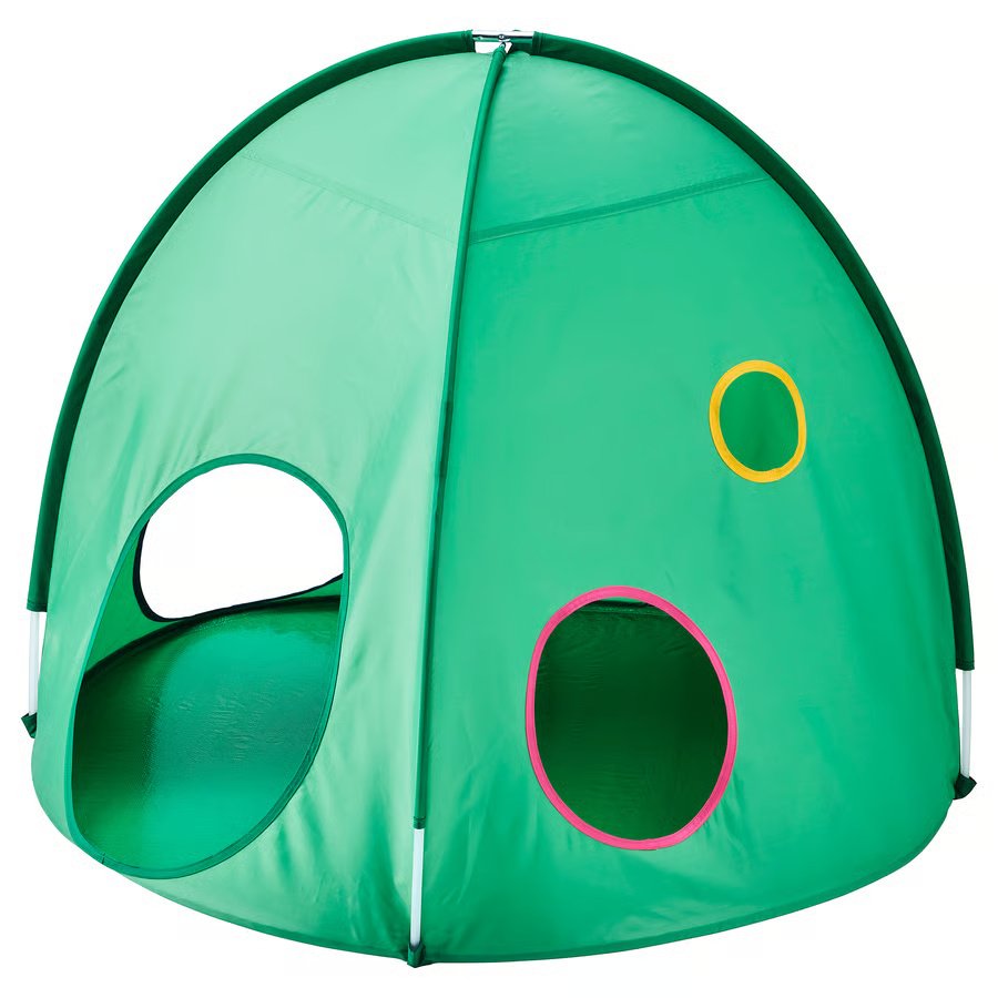 994-1 dvaergmas-childrens-tent-green DVÄRGMÅS Children's tent, green - Image 1