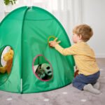 DVÄRGMÅS Children's tent, green - Image 4