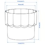 HÄNGSÄLG Plant pot, light pink, 9 cm - Image 5