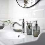 BROFJÄRDEN 3-piece bathroom set, grey - Image 2