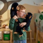 SANDLÖPARE Soft toy, chimpanzee/black, 35 cm - Image 2