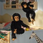SANDLÖPARE Soft toy, chimpanzee/black, 35 cm - Image 4
