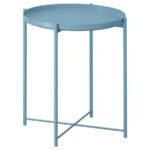 GLADOM Tray table, light blue, 45x53 cm