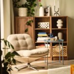 GLADOM Tray table, light blue, 45x53 cm - Image 3