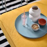 GLADOM Tray table, light blue, 45x53 cm - Image 5