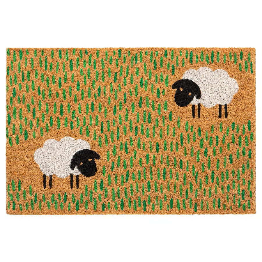 1022-1 loege-door-mat-multicolour-animal-pattern LÖGE Door mat, multicolour/animal pattern, 40x60 cm - Image 1