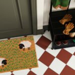 LÖGE Door mat, multicolour/animal pattern, 40x60 cm - Image 3