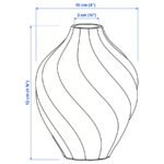 KORNSPARV Vase, green, 12 cm - Image 6