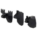 FRÖSÅDD Hook, black, set of 3